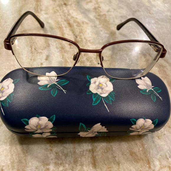 Draper James half-rim glasses frame, mod DJ5007, with matching case - Picture 1 of 9
